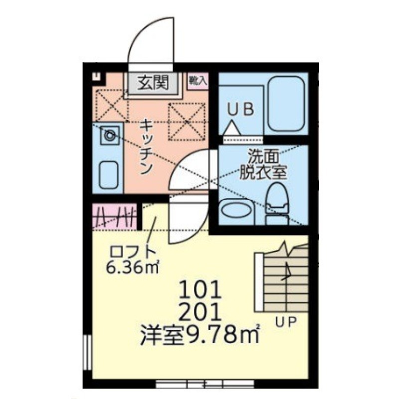 デンプシーヒルの間取り