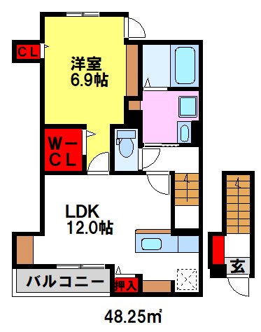 ブライトレジデンスBの間取り