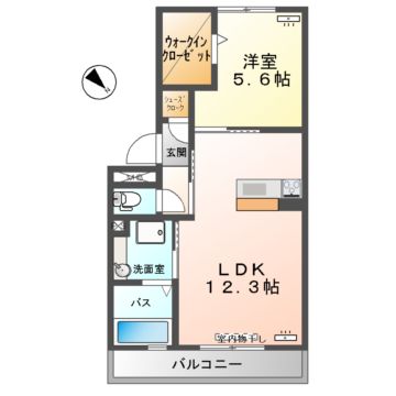 クレアンジュ　Ａ棟の間取り