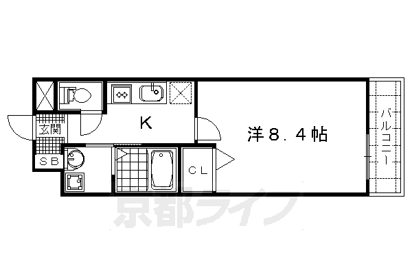 ガーレ花園の間取り