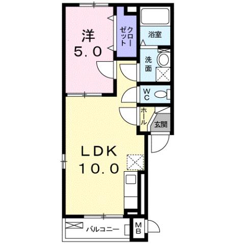 【アムールの間取り】