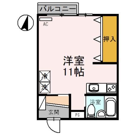 パールハイツとなみ１の間取り