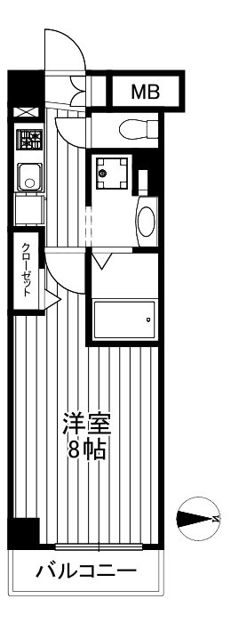 リヴシティ成増ミュジオの間取り