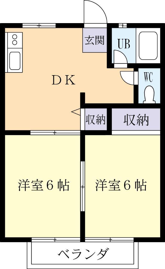 クリーンハイツの間取り