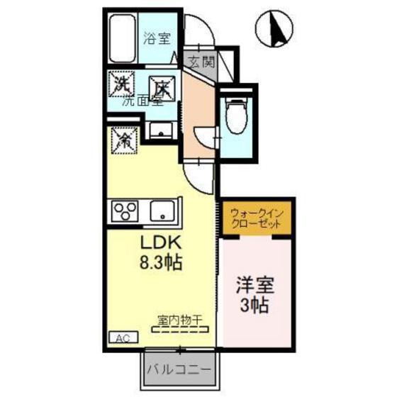 パチオーリ五福末広町の間取り