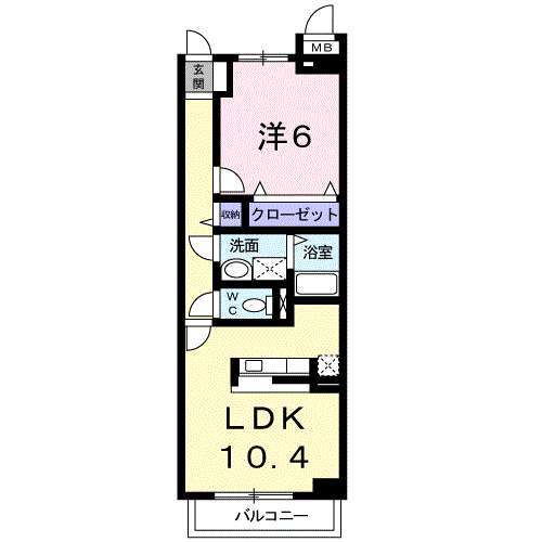 ヌーベルコリーヌIの間取り