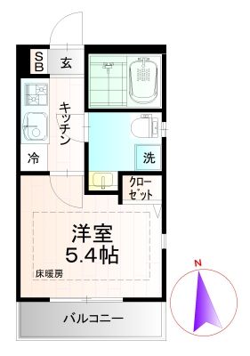 ピアコートＴＭ東武練馬四番館の間取り