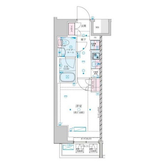 ＧＥＮＯＶＩＡ川崎ＶＩＩの間取り