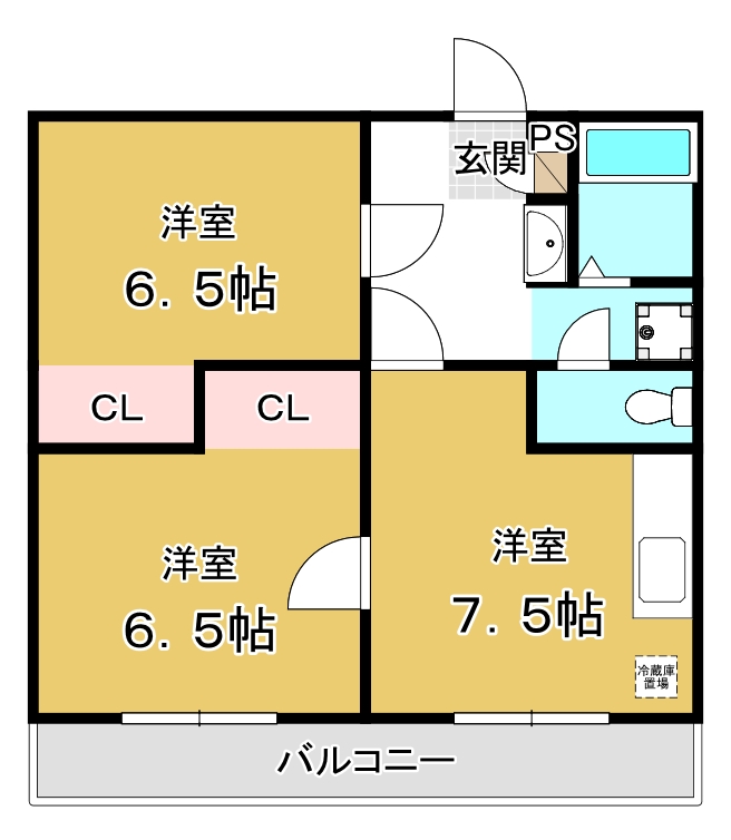 オーチャード　Iの間取り