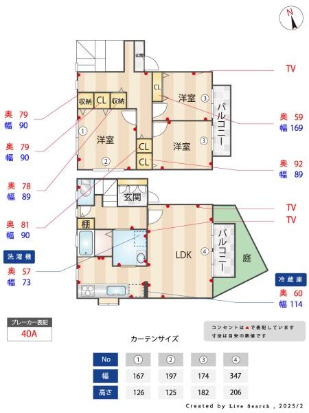 フレグランス南名島の間取り