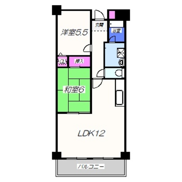 カサレスなかもずの間取り