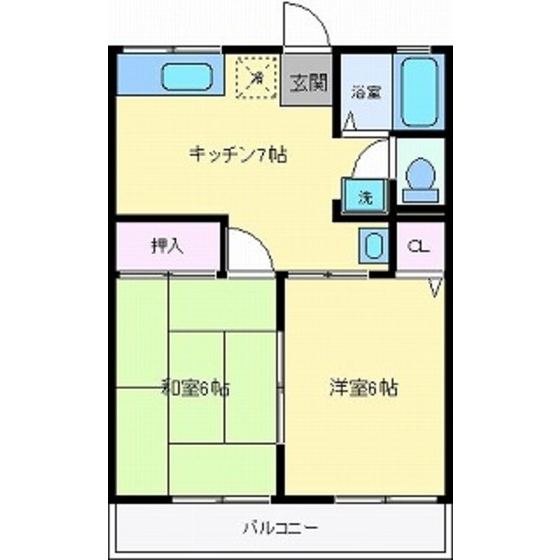 シティハイム　セレーノ多賀の間取り