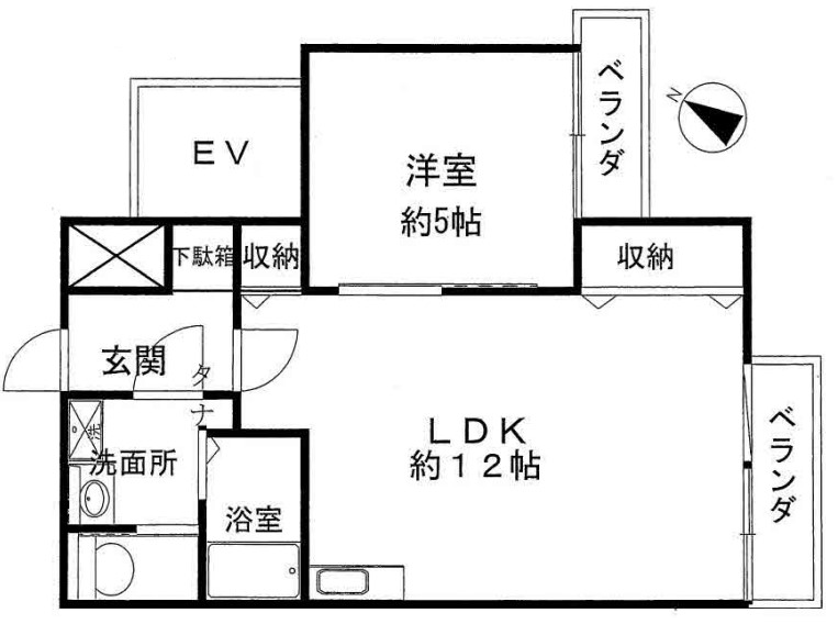 奥田ビルの間取り