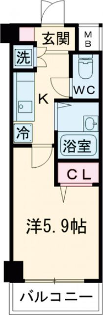 リヴシティ新宿壱番館の間取り