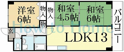 U residence修学院の間取り