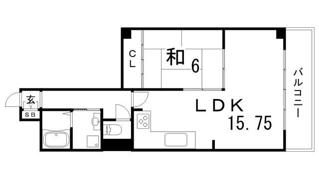 ラフレイズ本町の間取り