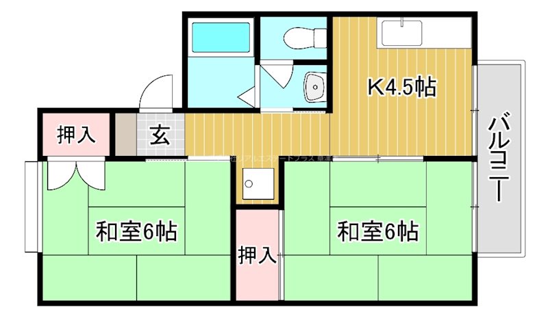 シャルムホワイトの間取り