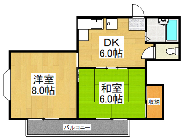 ファイン東百合丘の間取り