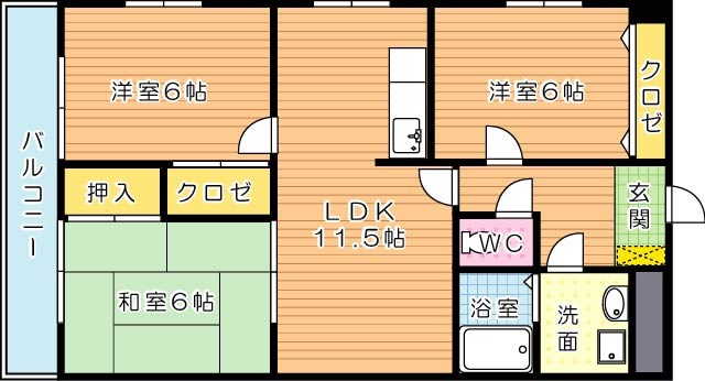 エクセル青葉台Iの間取り