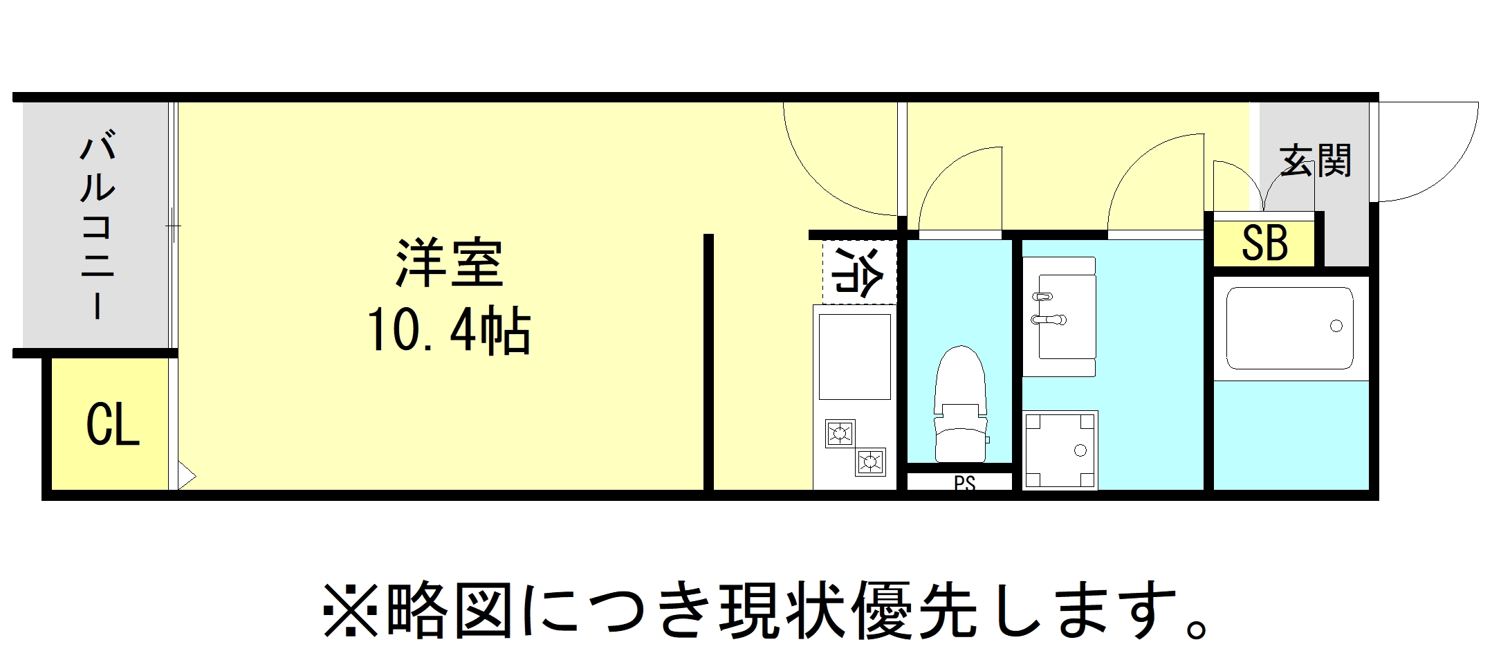 ラシックランテ今宿東の間取り