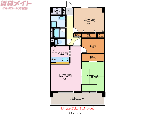 Ｅｓｐａｃｉｏ Ｓｕｅｎｏの間取り