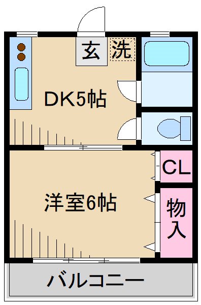 宮崎マンションの間取り