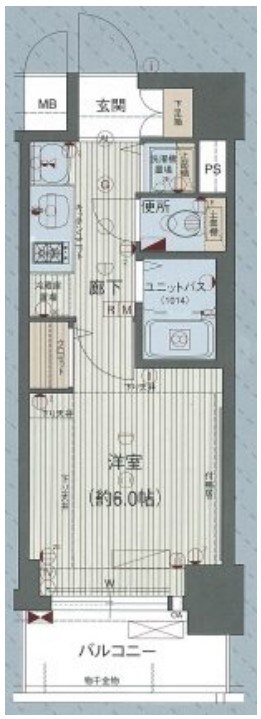 プレサンス神戸西スパークリングの間取り