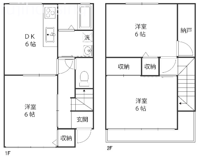 埼玉県久喜市栄１（一戸建）の賃貸物件の間取り