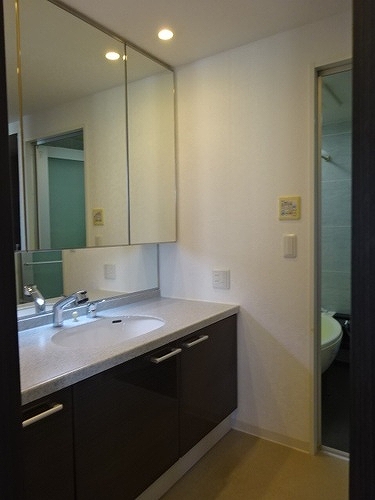 洗面設備　洗面化粧台　※前回募集時／２０２２年８月の写真