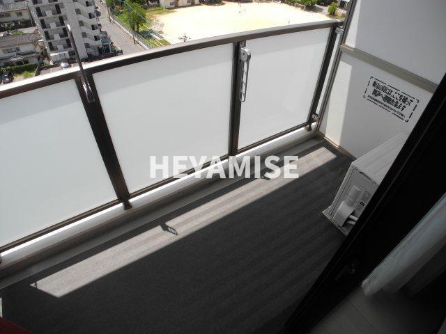 バルコニー　※同間取りの別の階のモデルルームの画像です※現況を優先します