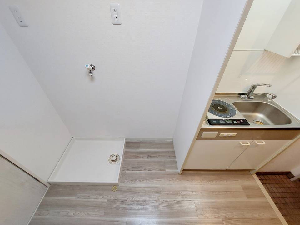 洗面設備　洗濯機置場