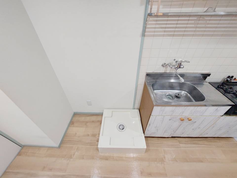 洗面設備　洗濯機置場