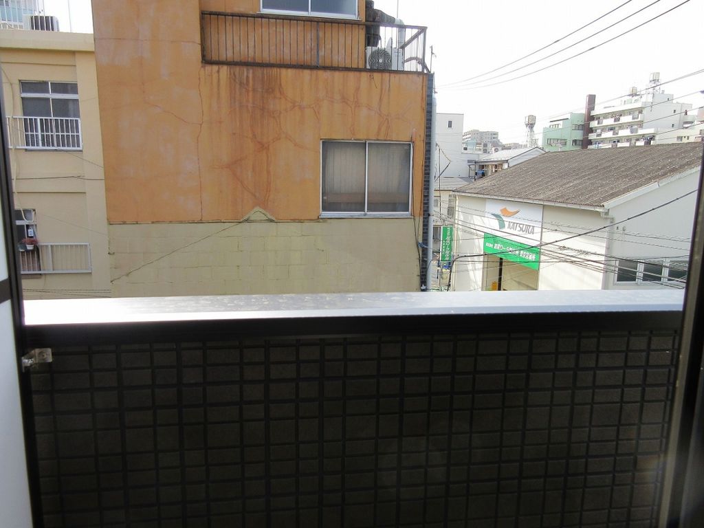 バルコニー　西向き