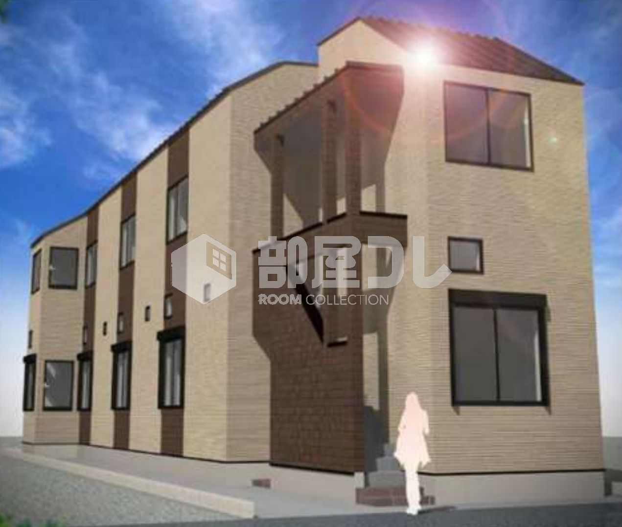 建物外観　完成パース