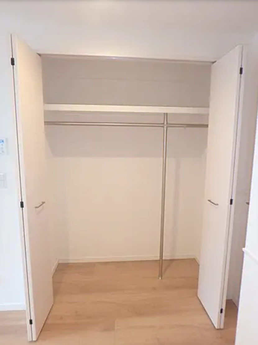 収納　たっぷりとした収納スペースです