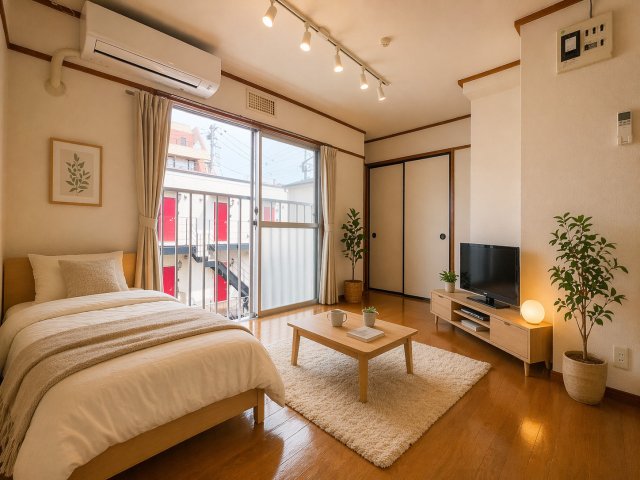 居室・リビング　家具配置イメージ画像です。