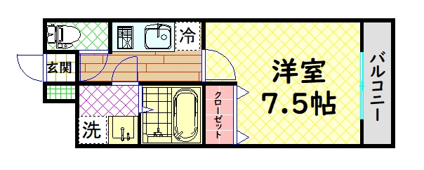 フジパレス浜寺ノースV番館の間取り写真