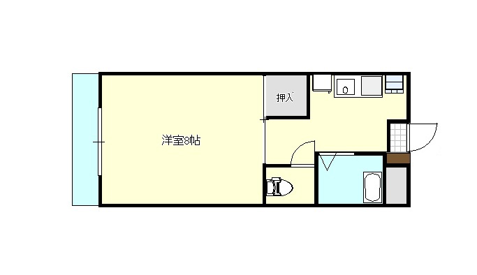 ゼブラハイツの間取り写真