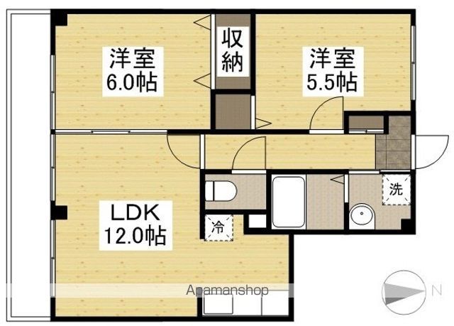 ＪＲ宇野線 備前西市駅 徒歩4分 3階建 築21年の間取り写真