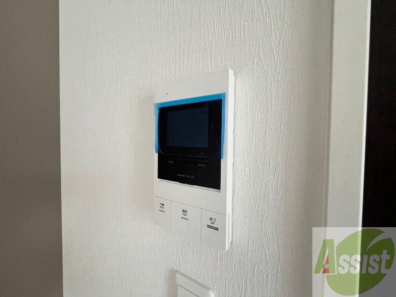 セキュリティ　インターホンです。オートロック付きで安心のマンションです。