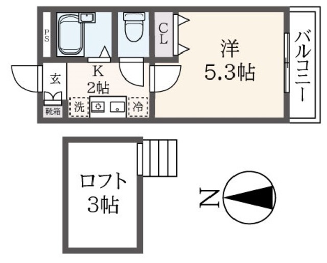 フォルジュロンの間取り写真