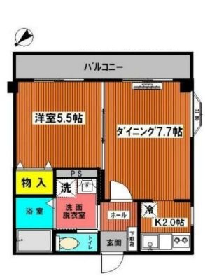松清壱番館の間取り写真