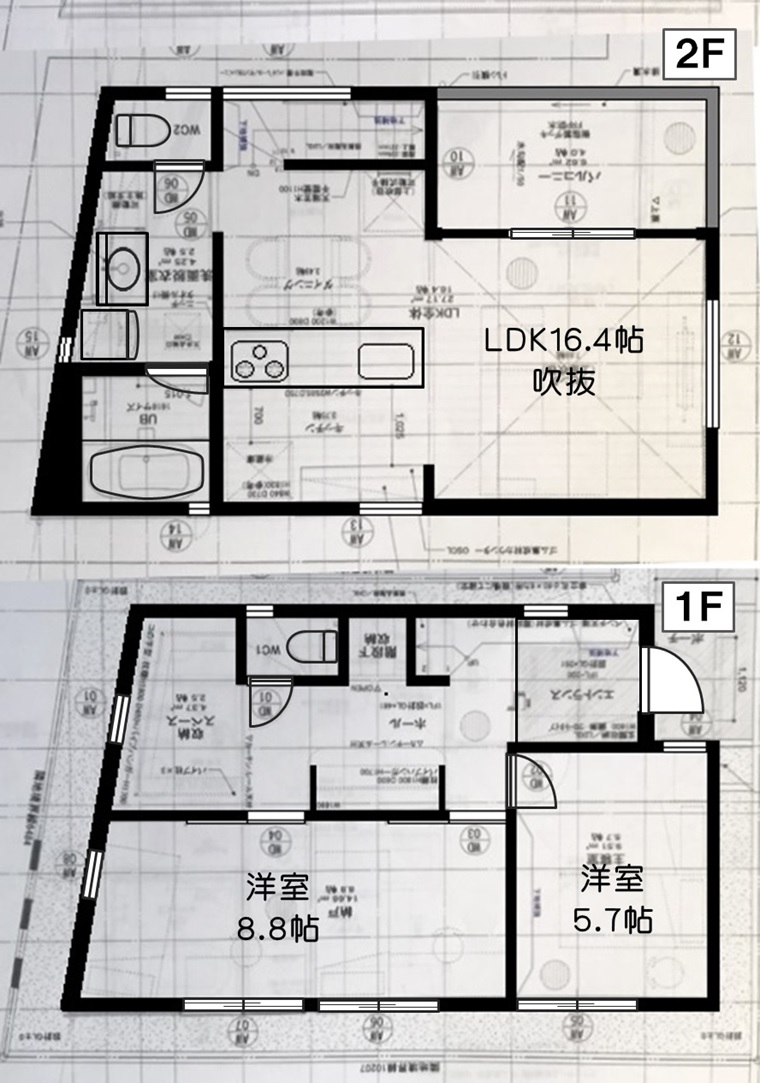 東急東横線 都立大学駅 徒歩7分 2階建 築10年の間取り写真