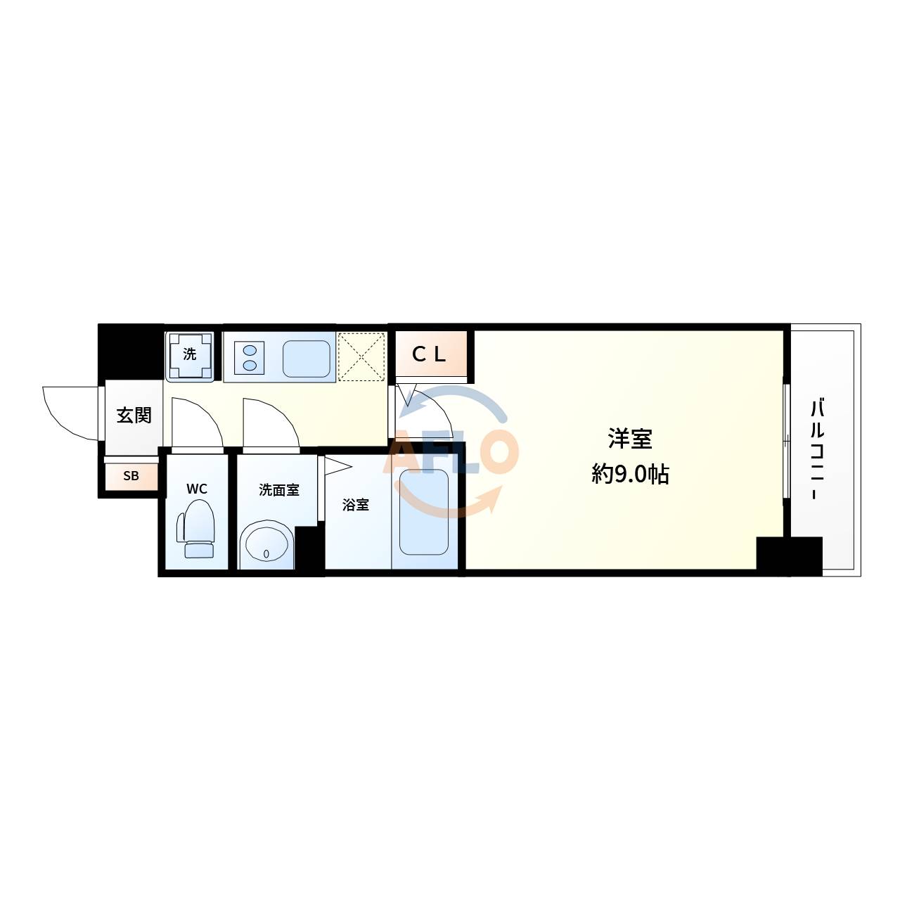 PHOENIX新大阪の間取り写真