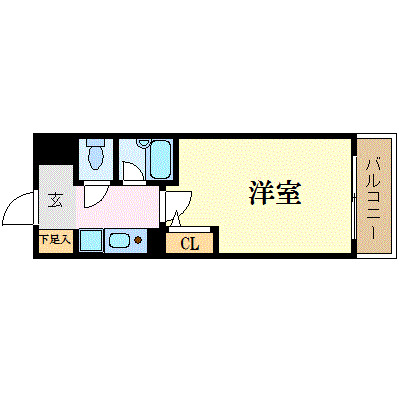 エスリード本町の間取り写真