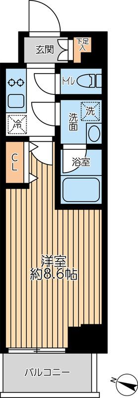 GRAN PASEO日本橋三越前の間取り写真
