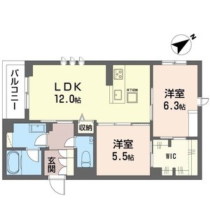グリーンセントの間取り写真