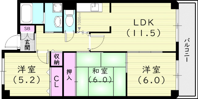 FigTree2号館の間取り写真