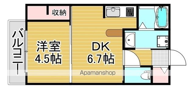 ウィステリア桜坂ヒルズの間取り写真