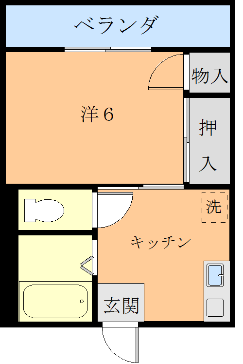 サンマンションの間取り